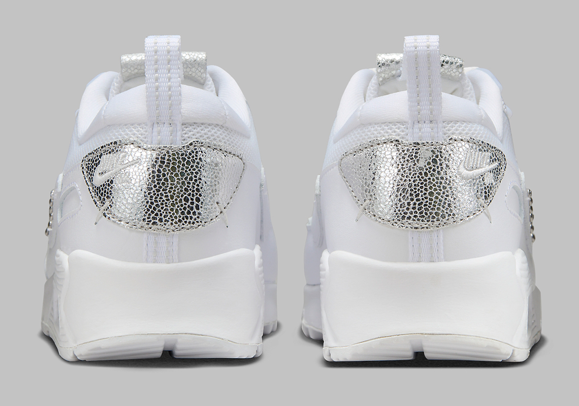 Nike Air Max 90 Futura White Metallic Silver Fq8888 100 6