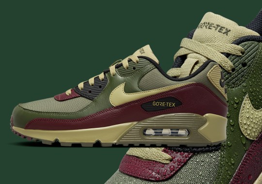 The Nike Air Max 90 GORE-TEX Cooks Up Some Beef And Broccoli