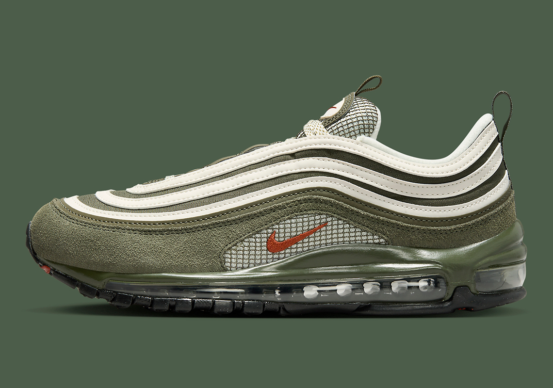 Air max 97 shop white and olive green