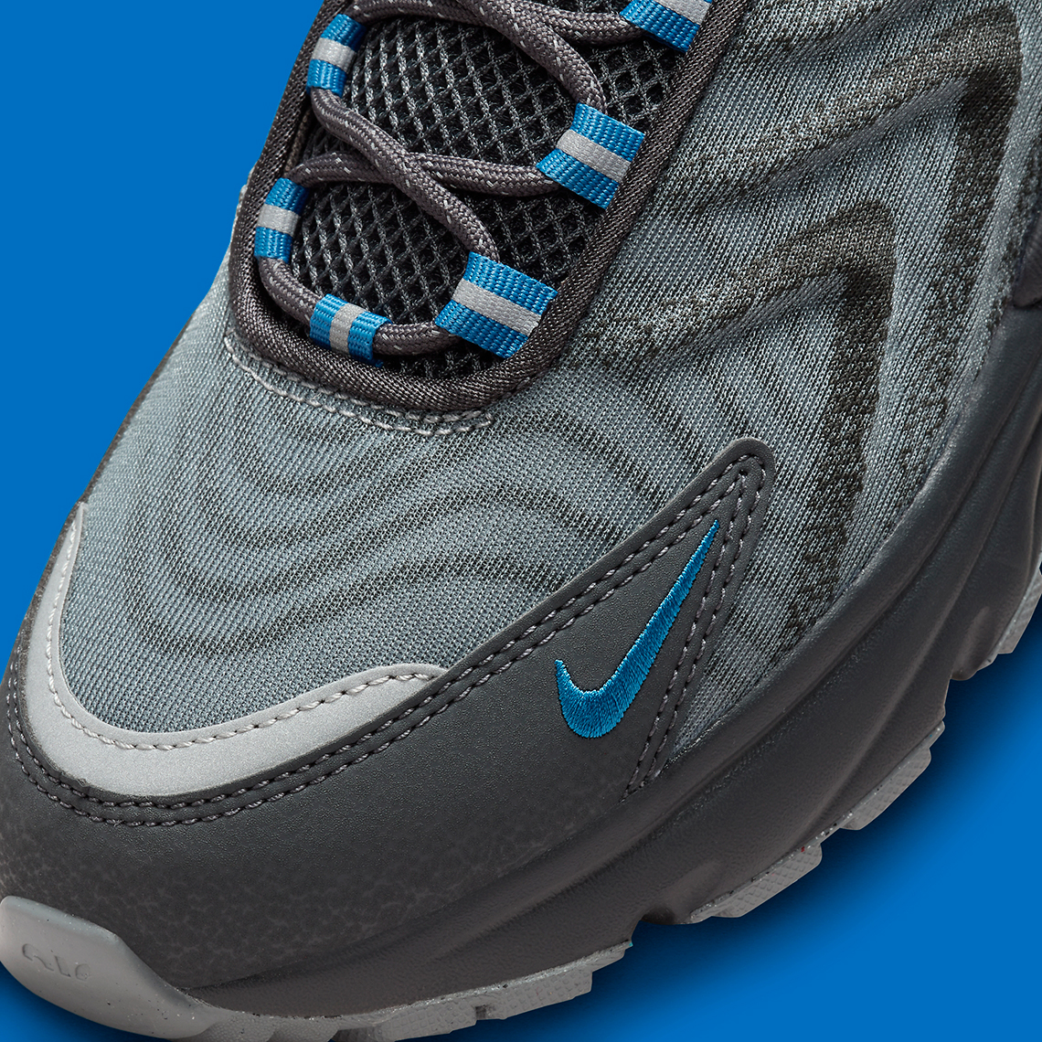 Nike Air technology absorbs impact for cushioning with every step Pulse Grey Black Blue Fv0940 001 6