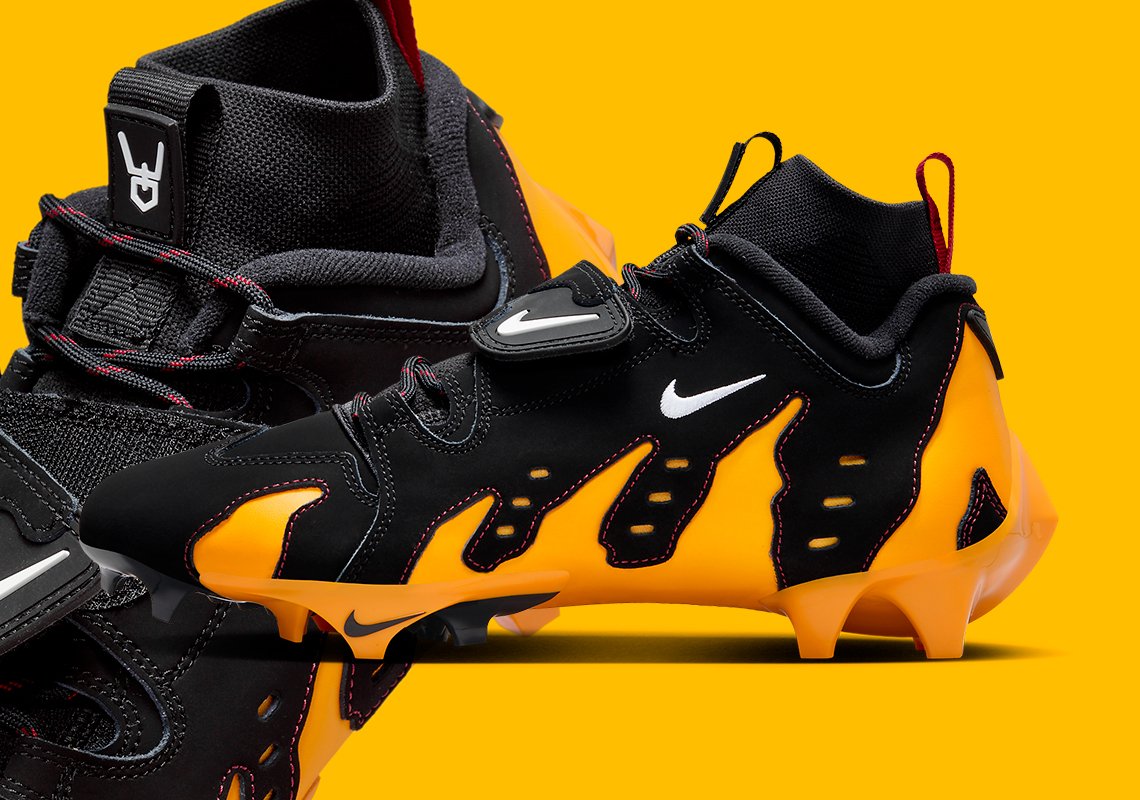 Yellow nike best sale football cleats