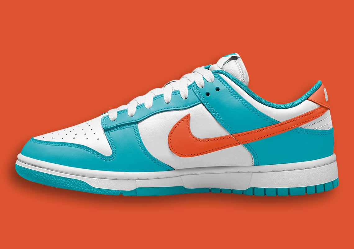 Miami Dolphins: Nike Dunk Low Miami Dolphins shoes: Where to get