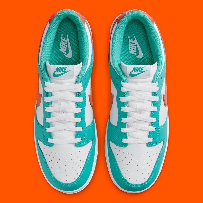 Miami Dolphins Fans, This Nike Dunk Low Is For You | Sneaker News
