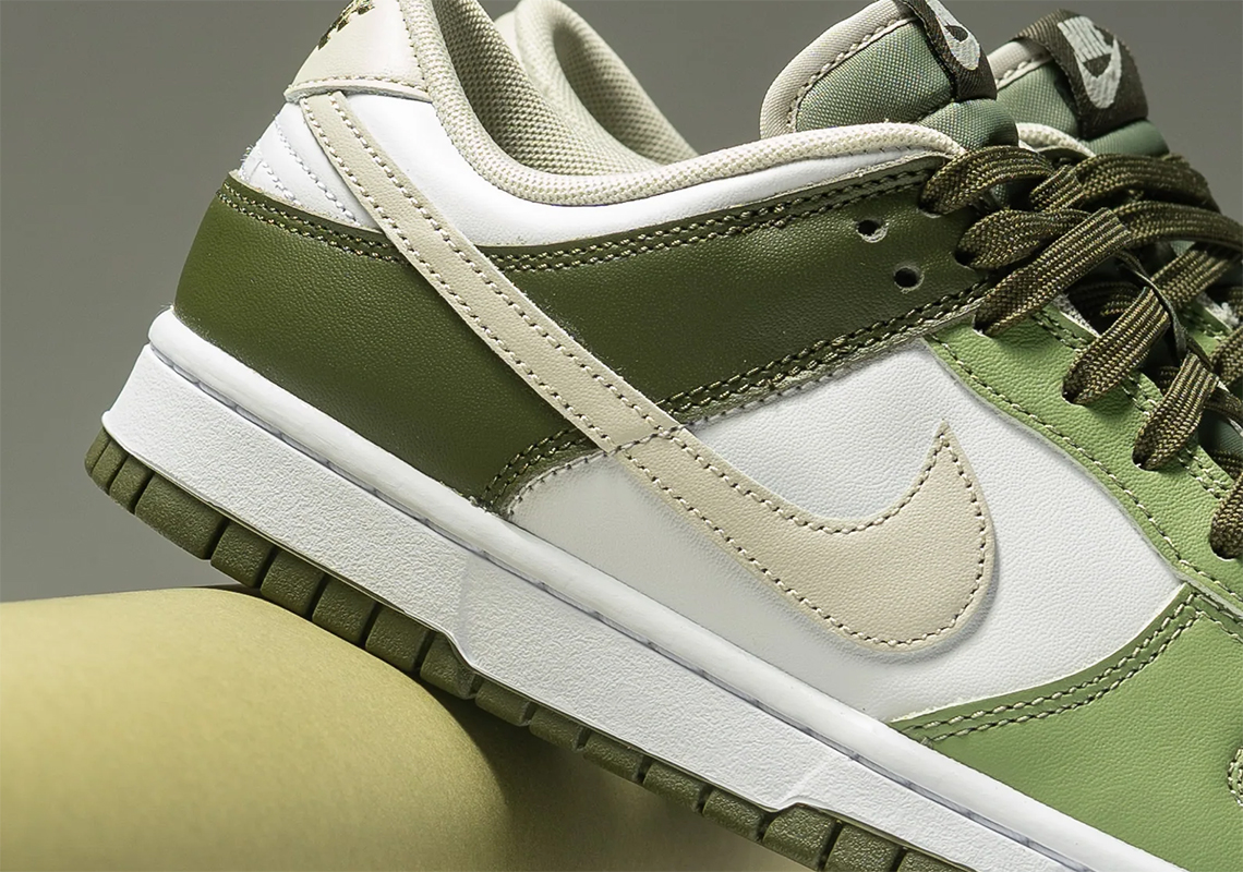 nike dunk low light bone oil green cargo khaki FN6882 100 store list 5