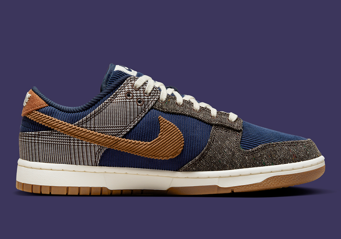 Nike Dunk Low Midnight Navy Ale Brown Pale Ivory Fq8746 410 3