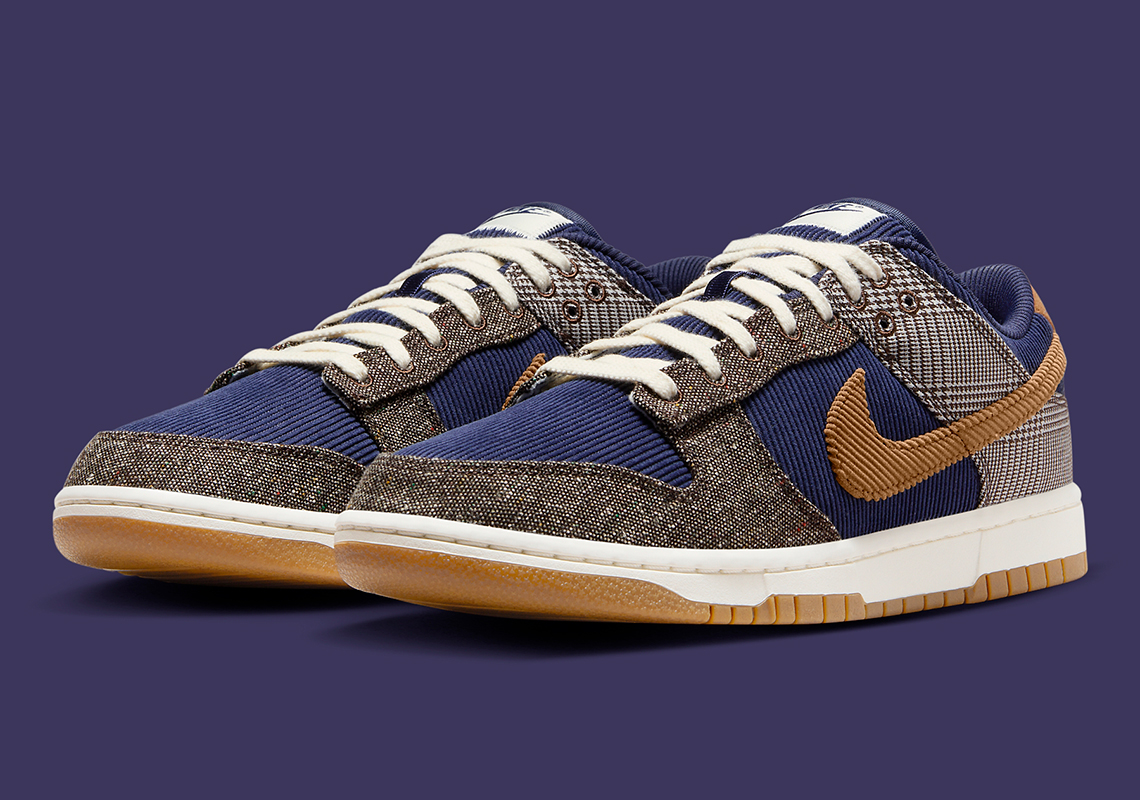 The Nike Dunk Low, Too, Is Dressing Up In Tweed And Corduroy