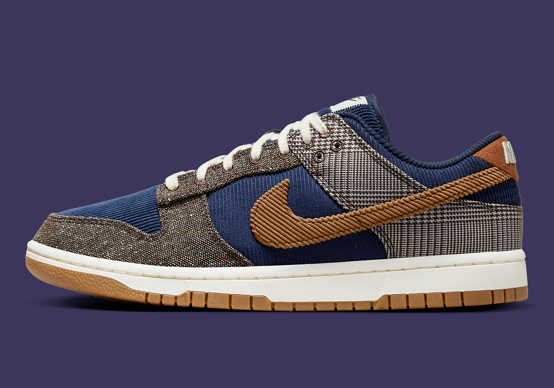 Nike Dunk Low Midnight Navy Ale Brown Pale Ivory FQ8746-410 