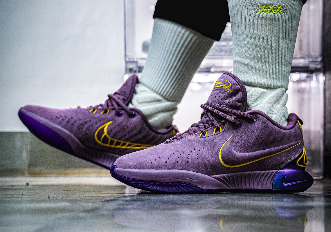 LeBron Honors The Artist Formerly Known As Prince With Nike LeBron 21 "Purple Rain"