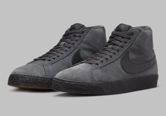 Anthracite Suedes Cover The Nike SB Blazer Mid