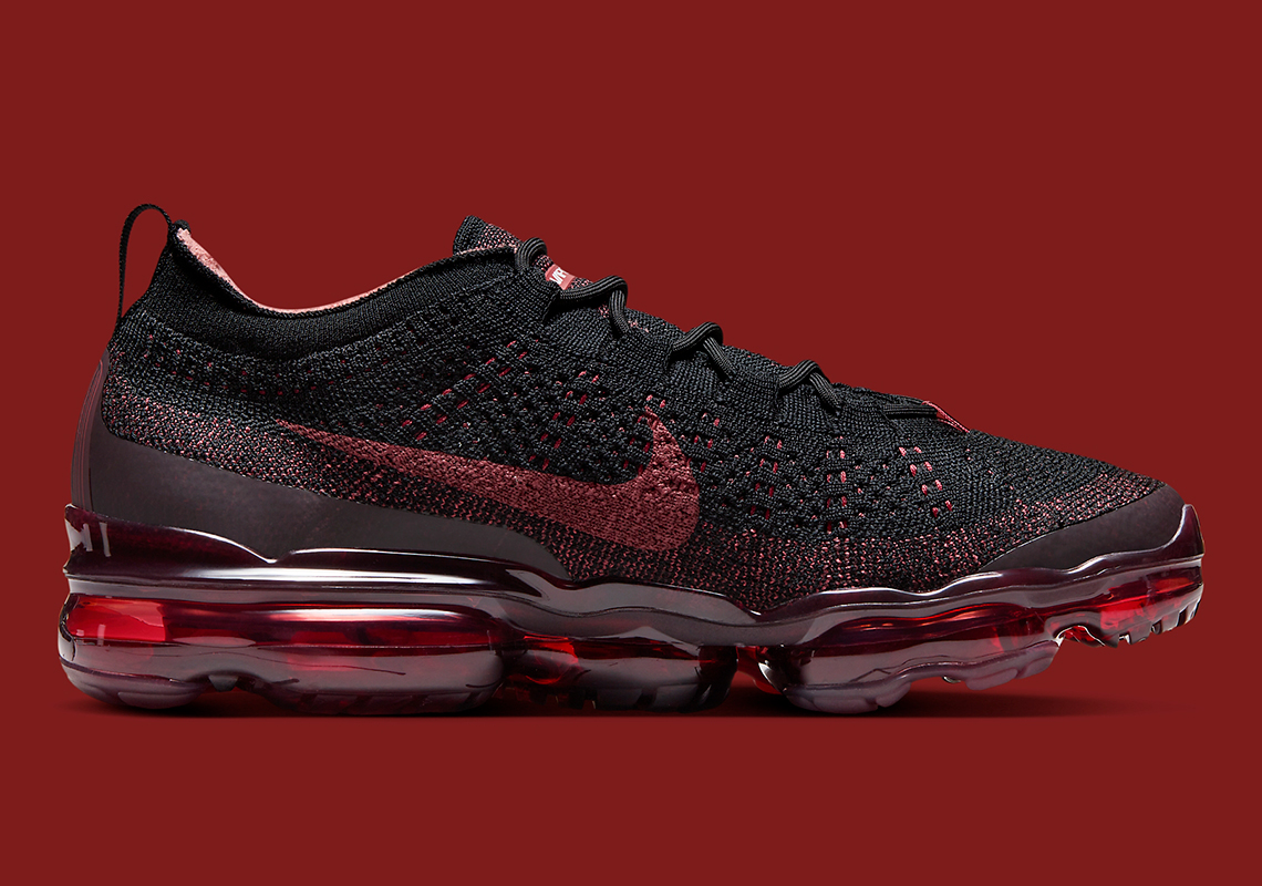 nike vapormax 2023 flyknit black red dv1678 005 4