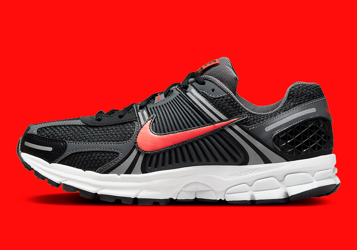 The Nike Zoom Vomero 5 Sticks To Basics With Grey And Red