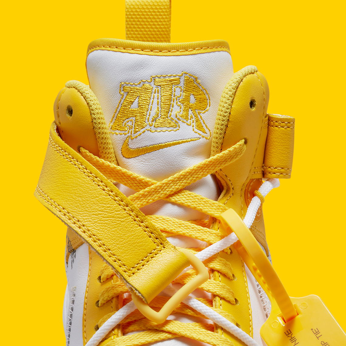 The Off-White x Nike Air Force 1 Mid Varsity Maize Releases In November -  Sneaker News