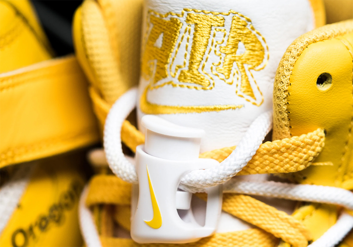 Nike Air Force 1 Mid x Off-White 'Varsity Maize' White/Yellow