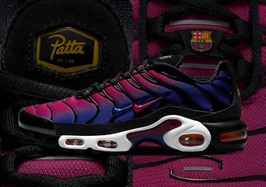 First Look At The Nike Exclusive Air Max Plus "F.C. Barcelona" By Patta