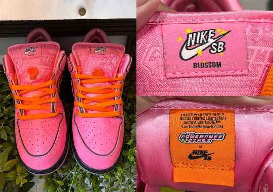 The Powerpuff Girls x xxxlarge Nike SB Dunk Low “Blossom” Is Rumored To Be Releasing This December