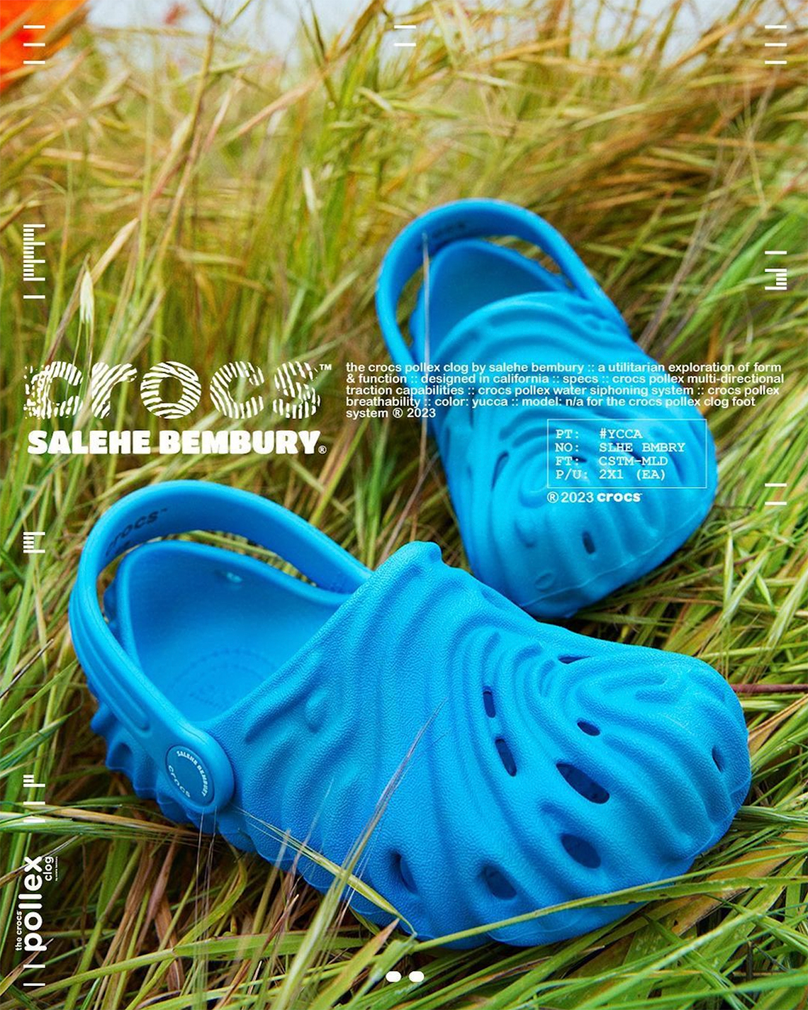 Salehe Bembury Crocs Pollex Clog Kids Yucca 2