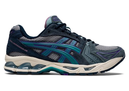 The ASICS GEL-Kayano 14 Is Now Available Now In “Sheet Rock/Beryl Green”
