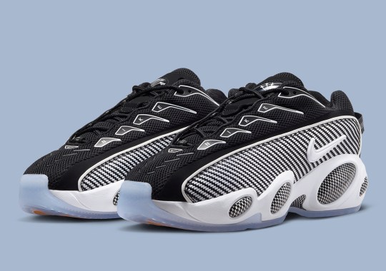Official Images Of Drake's Nike NOCTA Glide In "Black/White"