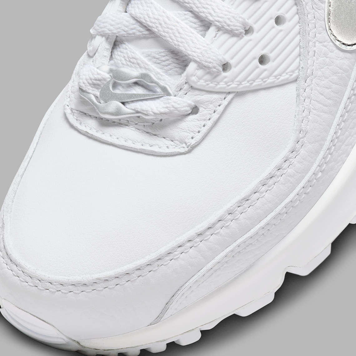 Nike Air Max 90 White Metallic Silver FV0949-100 | SneakerNews.com