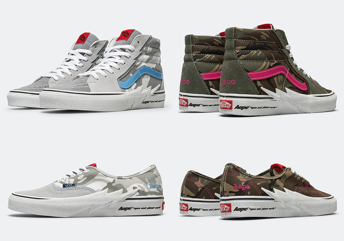 Vans 2024 collab bape