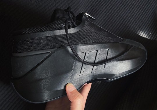 The adidas status Crazy IIInfinity Surfaces In A “Triple Black” Colorway