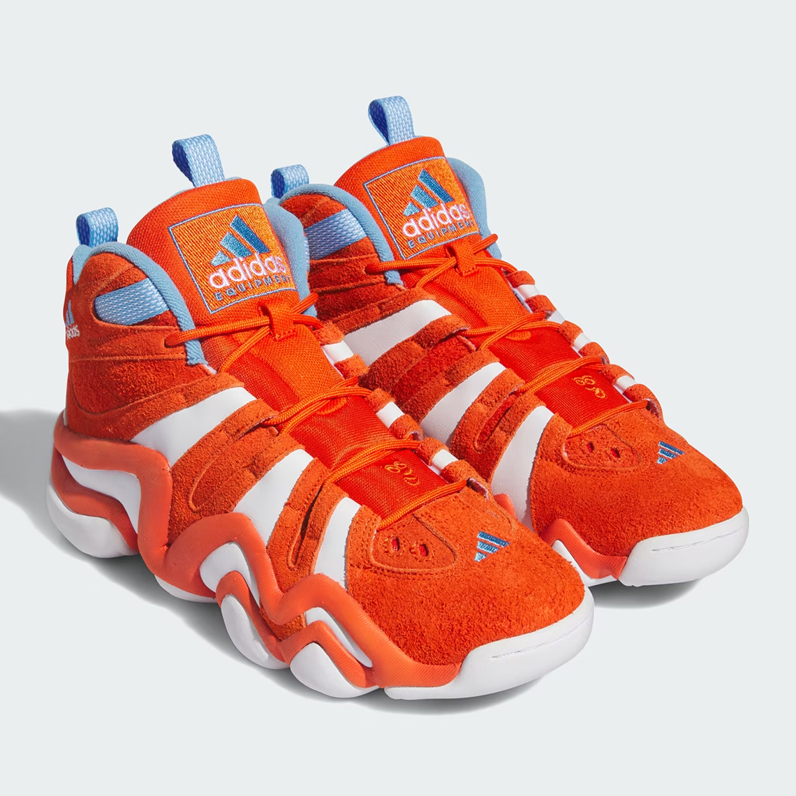 adidas Mid crazy 8 team orange cloud white team light blue ie7224 5