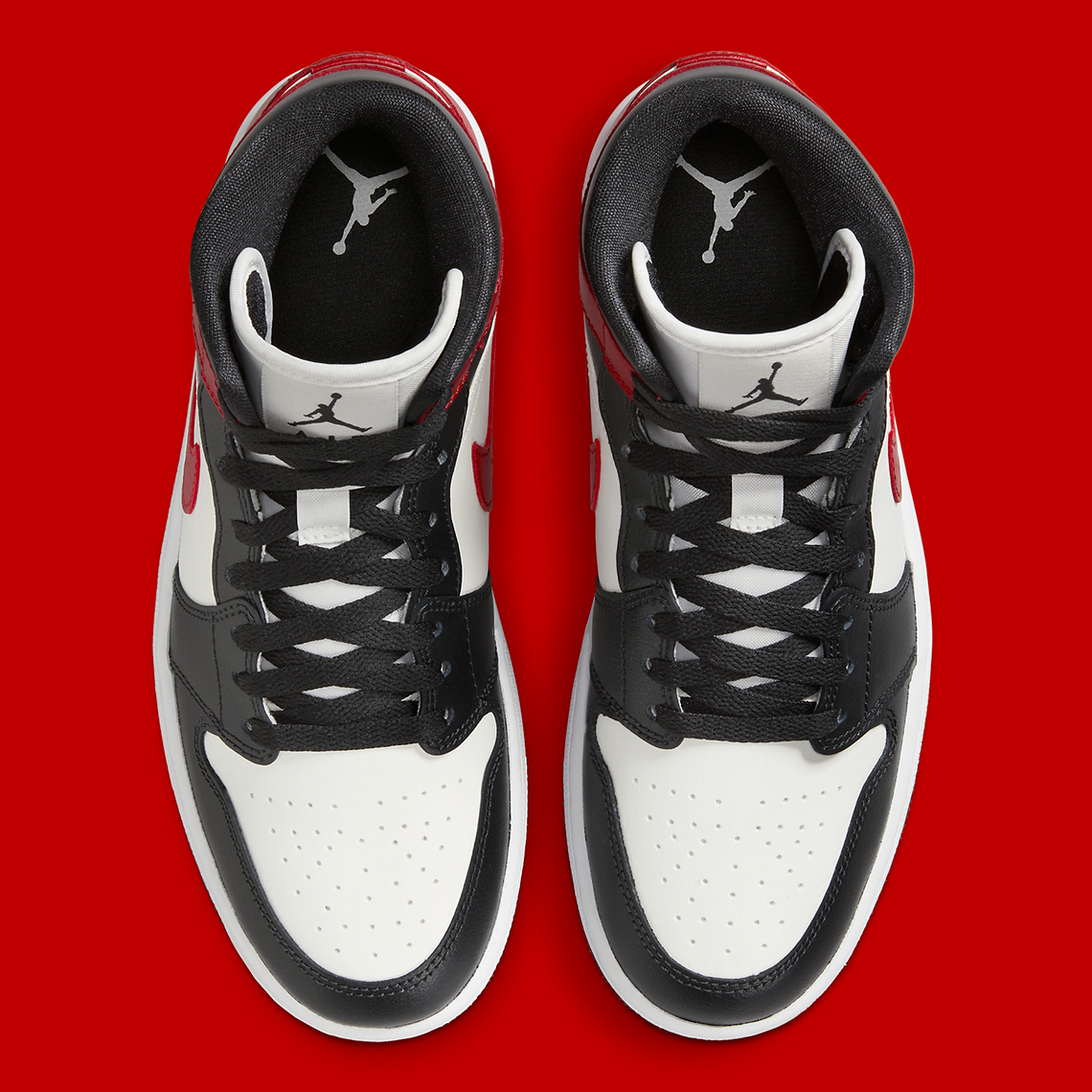 Air Jordan 1 Mid Womens Black Toe BQ6472-160 | SneakerNews.com