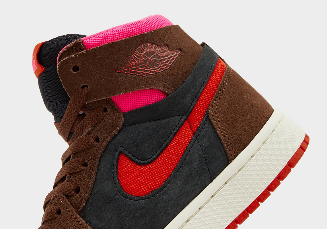 Sapatilha Jordan Air Jordan 1 Zoom Comfort 2 Mujer Cacao Wow-Picante  Red-Black-Hyper Pink - Basketball Emotion