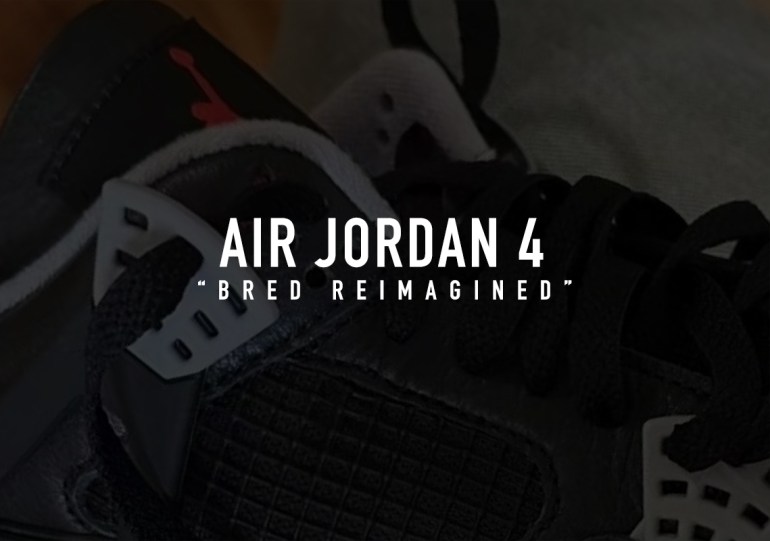 First Look At The Air Jordan 4 "Bred Reimagined"