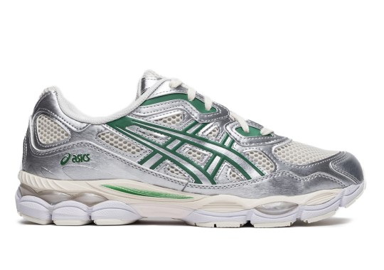The ASICS GEL-NYC Dresses Up In Silver And Green