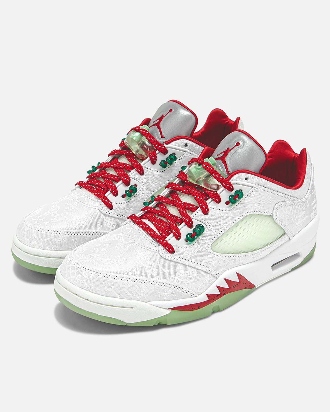 CLOT Air Jordan 5 Low White Silk 20th Anniversary Edition | SneakerNews.com