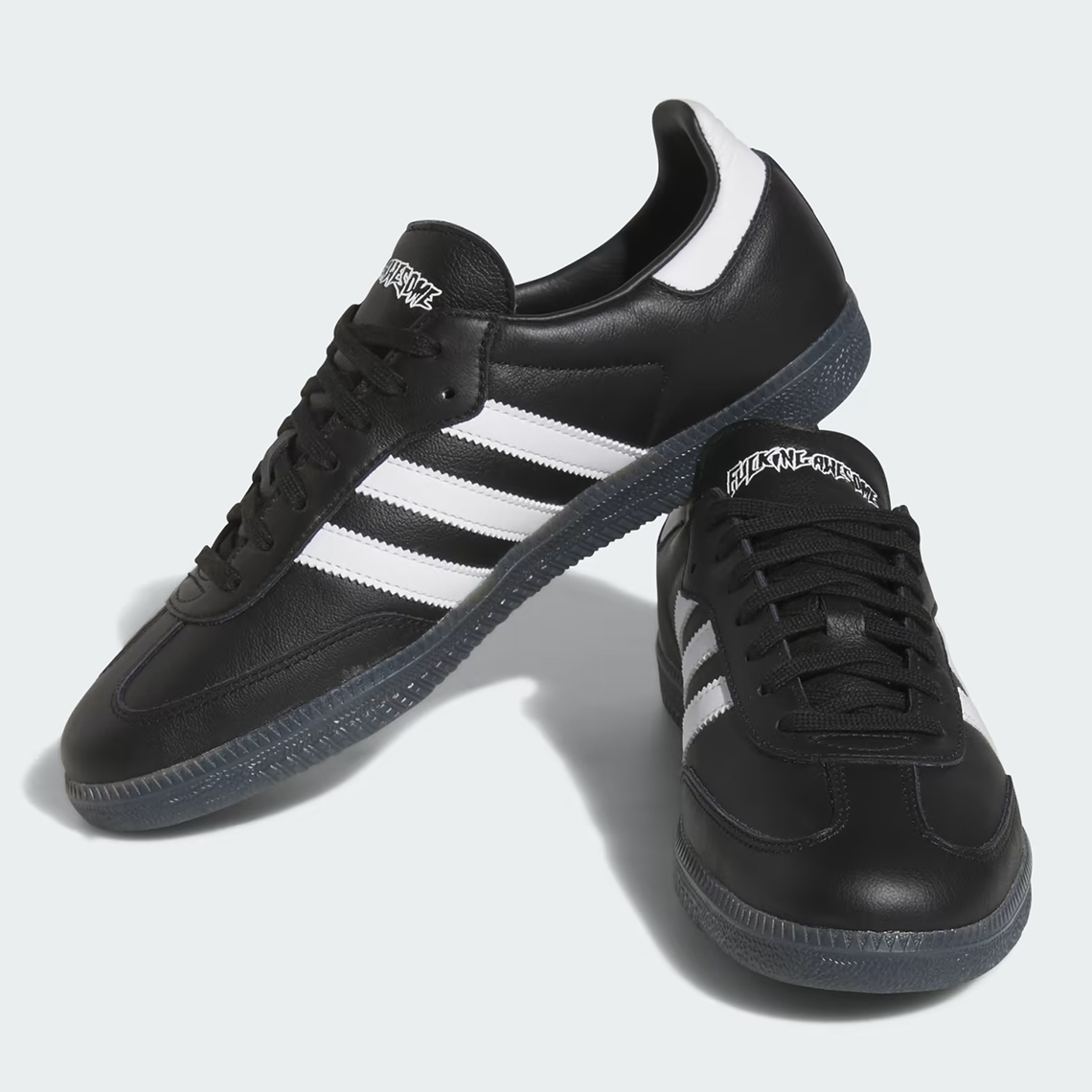 Fucking Awesome Adidas Samba Core Black Cloud White Id7339 4