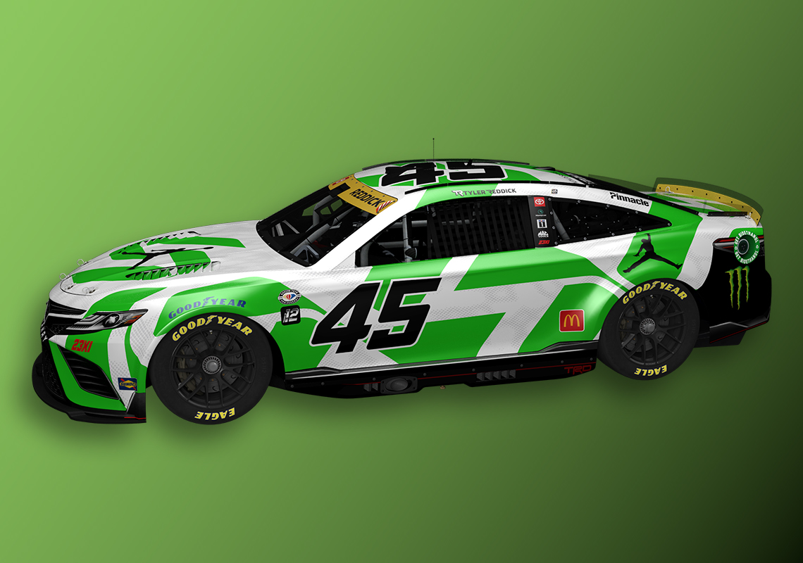 Jordan 23xi Racing Luka 2 Black Green Car 1