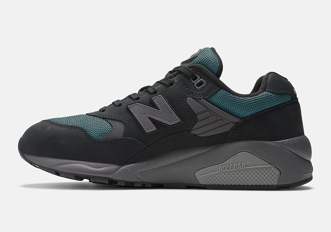 New Balance 580 Black Vintage Teal Magnet Mt580ve2 5