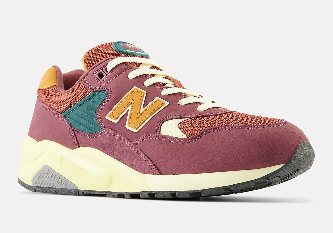 The New Balance 580 Is Now Available In “Washed Burgundy”