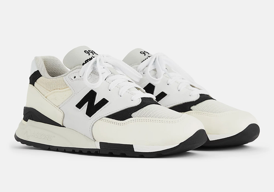 New Balance 998 MADE in USA Blanc Noir U998TI