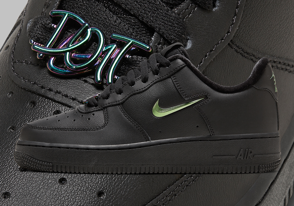 Nike Adds A Jet-Black Air Force 1 Low To The "Just Do It" Collection