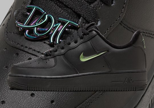 Nike Adds A Jet-Black Air Force 1 Low To The “Just Do It” Collection