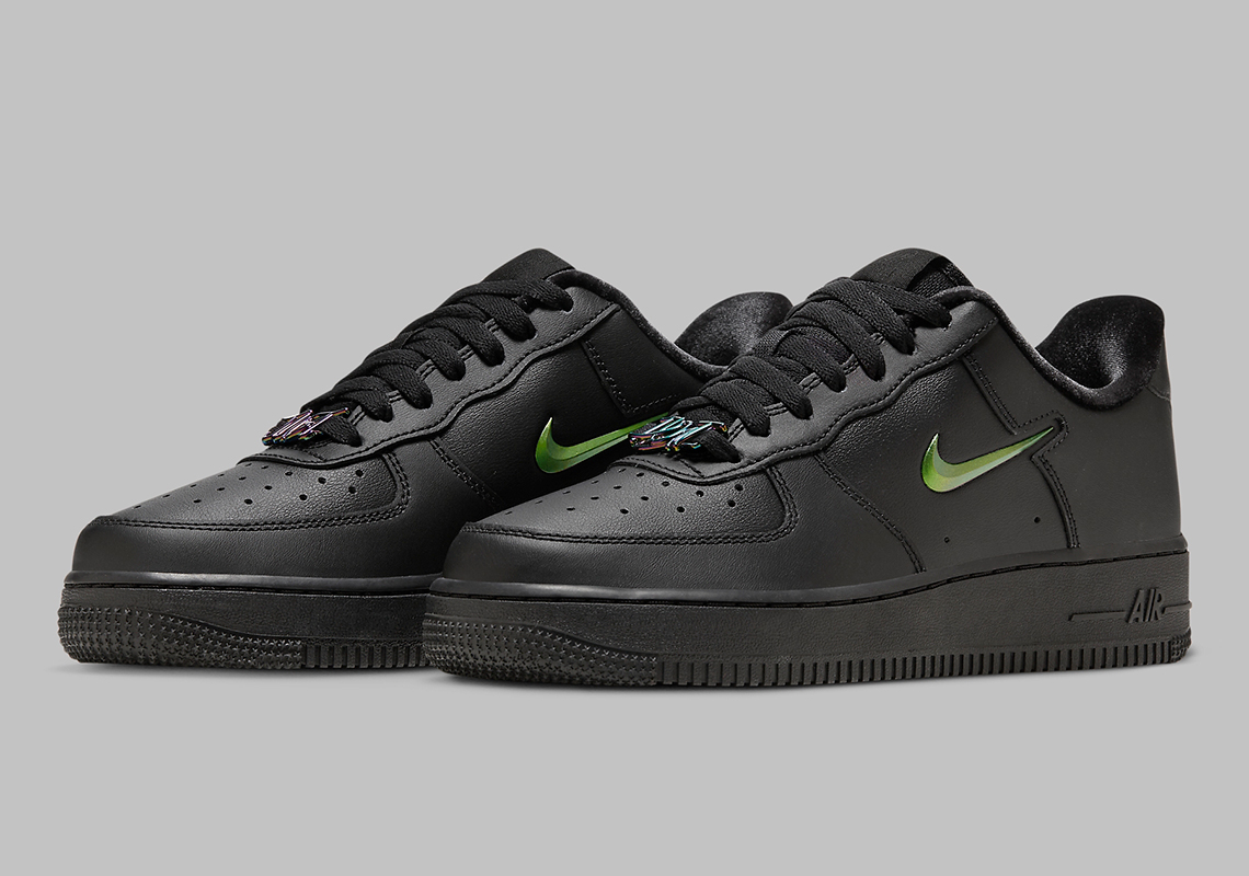 Nike Air Force 1 Low Just Do It Black Fb8251 001 8