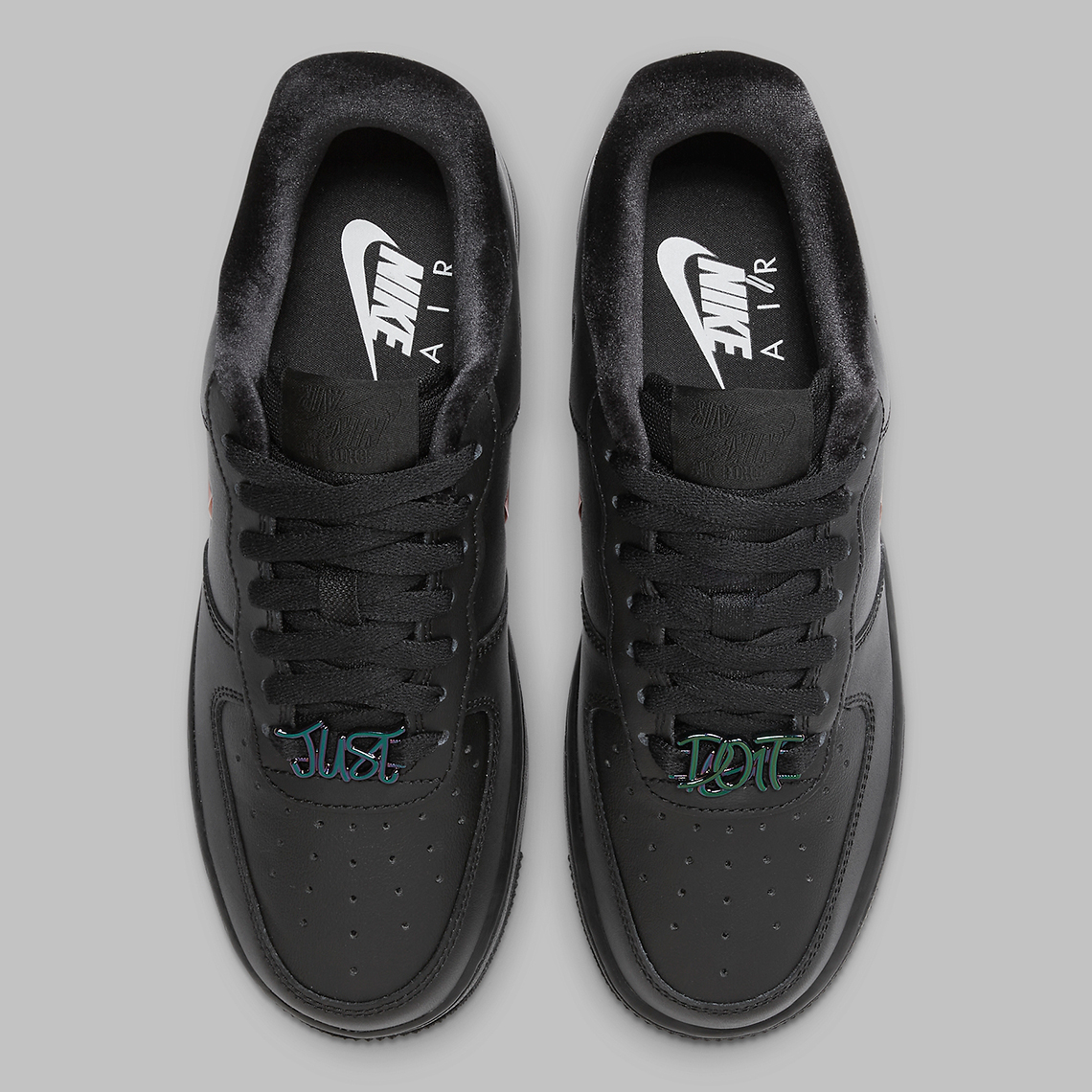 Air force black on sale just do it