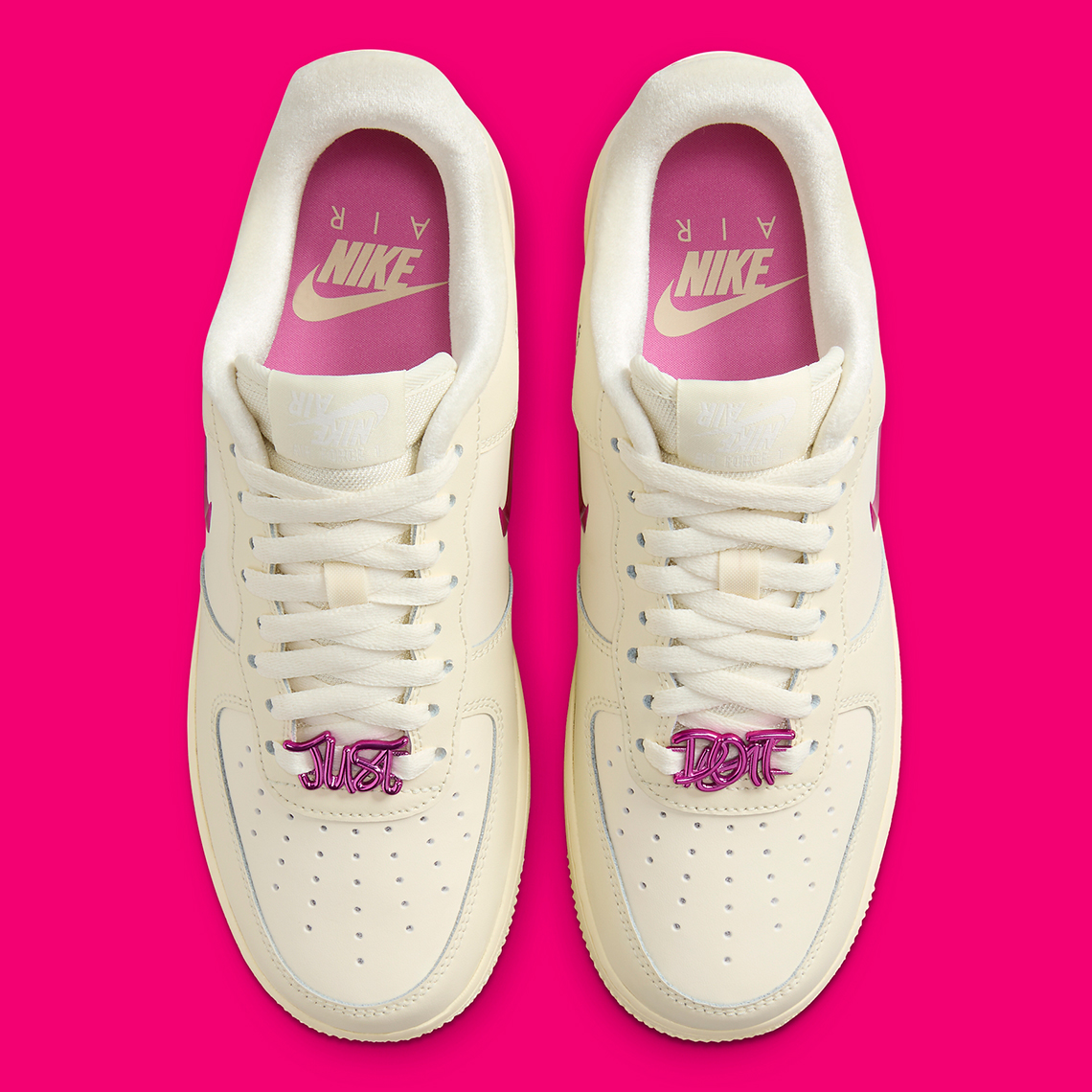 Nike Air Force 1 Low Just Do It Coconut Milk Playful Pink Alabaster Fb8251 101 10