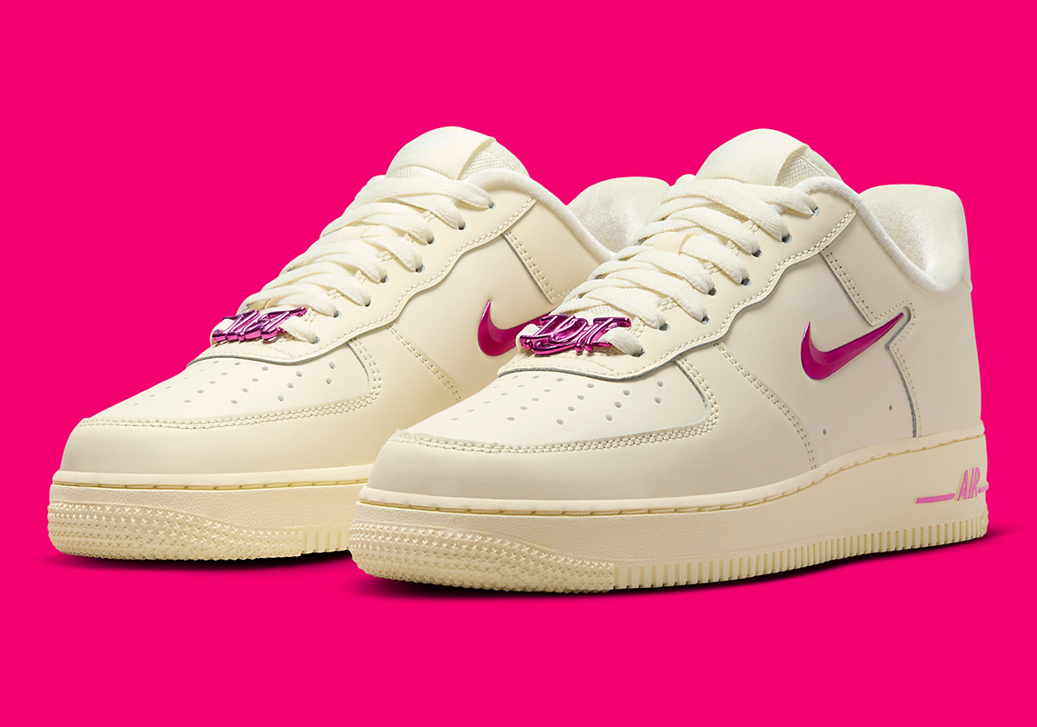 Nike Air Force 1 Low Just Do It Coconut Milk Playful Pink Alabaster Fb8251 101 11