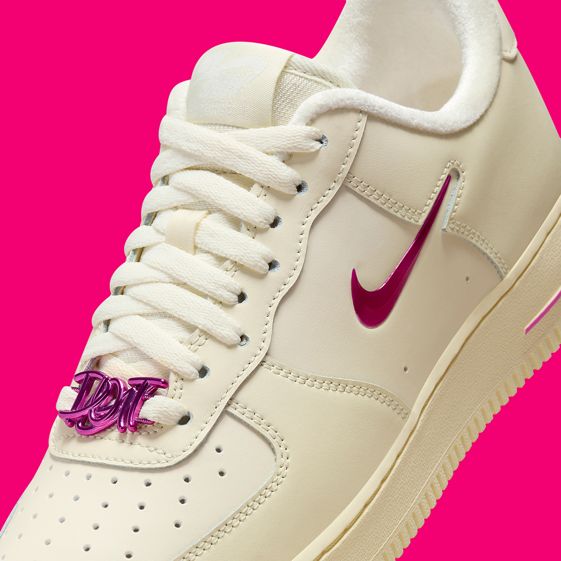 Nike Air Force 1 Low Just Do It Coconut Milk Playful Pink Alabaster Fb8251 101 6
