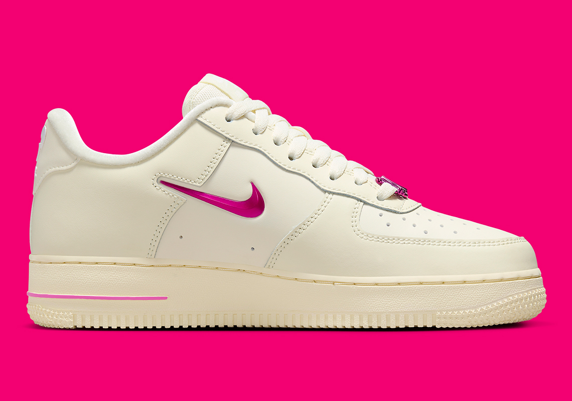 Nike Air Force 1 Low Just Do It Coconut Milk Playful Pink Alabaster Fb8251 101 7