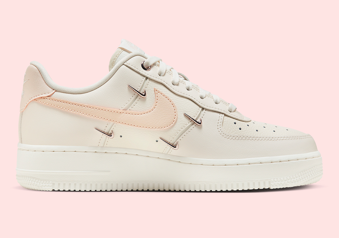 Nike Fit Out the Air Force 1 With Rose Gold Swooshes