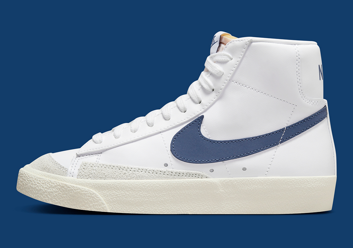 Nike Blazer Mid 77 White Sail Diffused Blue Cz1055 125 5