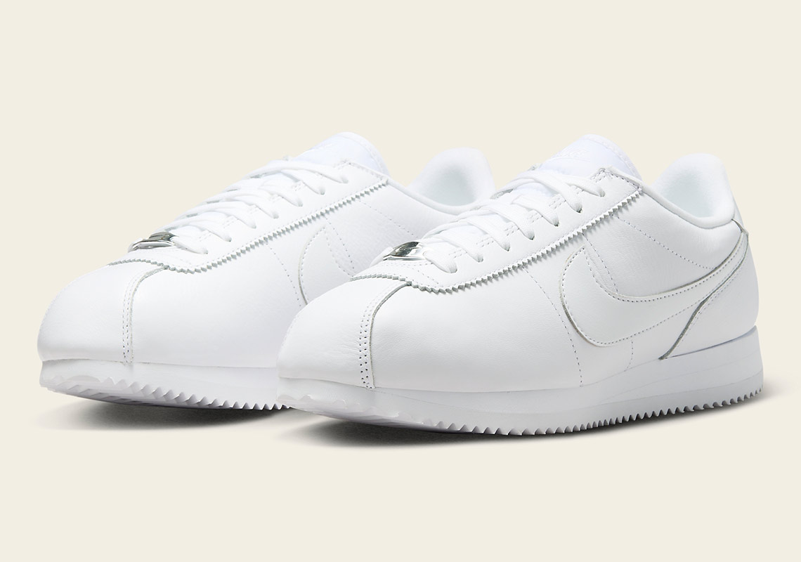 The Revived Nike Cortez '72 Is Presented In White-On-White