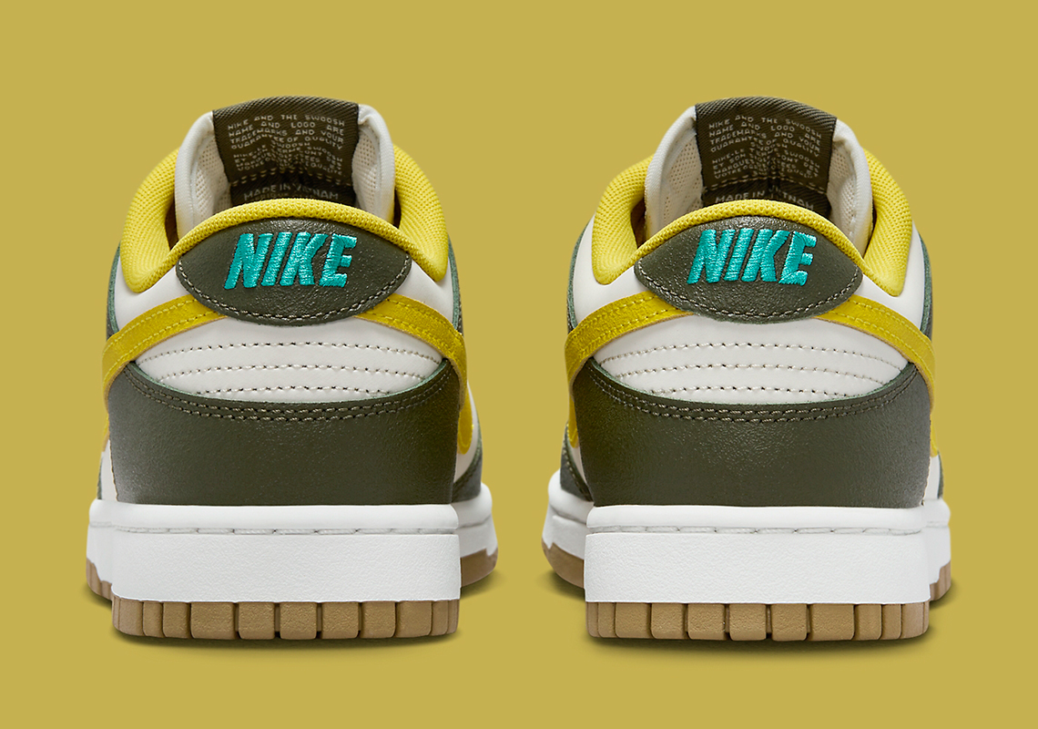 Nike Dunk Low Cargo Khaki Vivid Sulfur 0