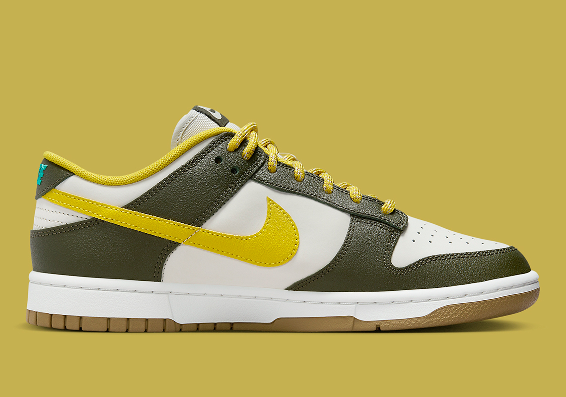 nike dunk low cargo khaki vivid sulfur 6