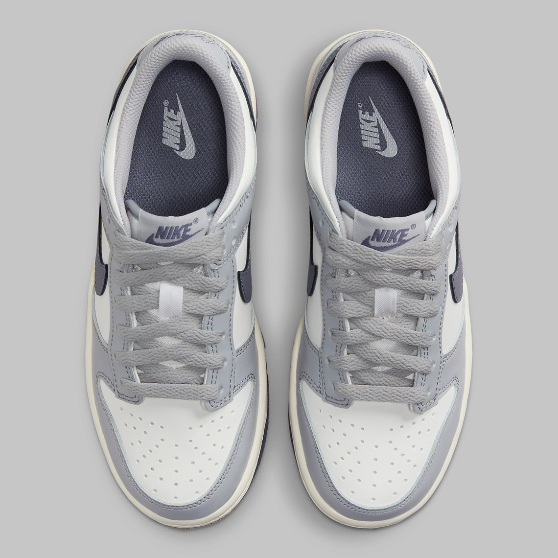 Nike Dunk Low Gs Grey White Sail Fb9109 101 4